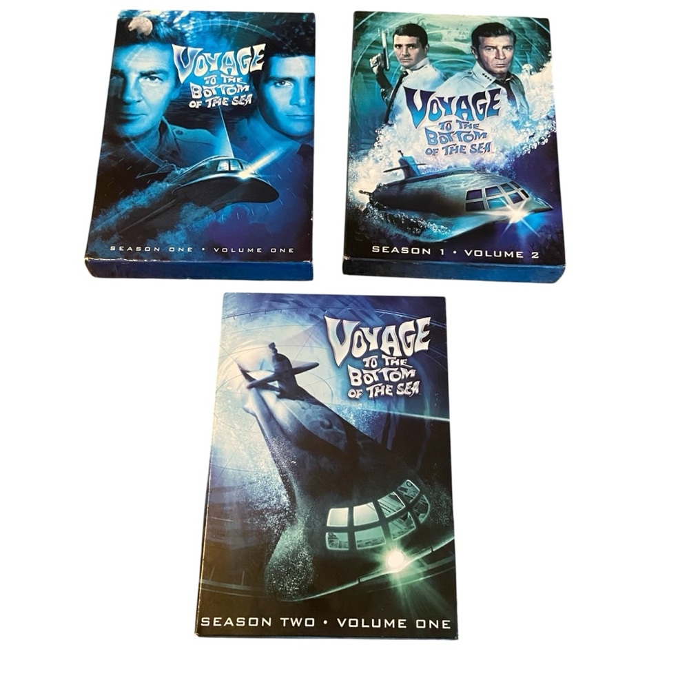 Voyage to the Bottom of the Sea Season 1: Vol. 1 & 2 Season 2: Vol. 1 DVD VGC